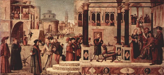 Gemäldezyklusder Kapelle der Scuola di San Giorgio degli Schiavoni